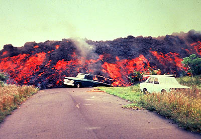 AA aa lava flow Hawaii USGS